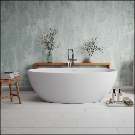 Интерьер с EPL245 Мрамор Леванто белый