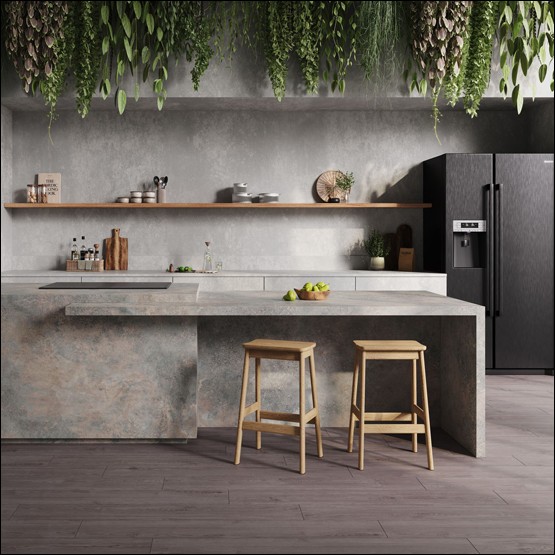 Интерьер с EPL258 Клен Киото браун