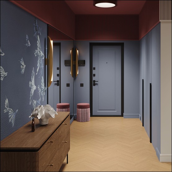 Интерьер с EPL266CR (правая) Дуб Уэно карамельный