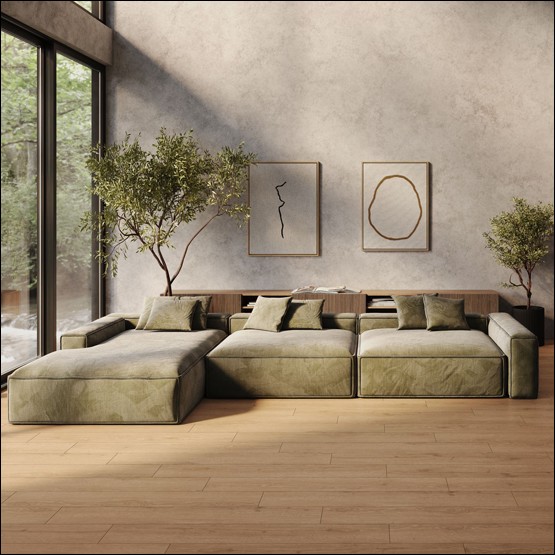 Интерьер с EPL282 Дуб Луара капучино